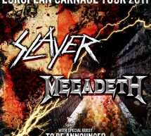 Concerto de SLAYER e MEGADETH em Portugal confirmado