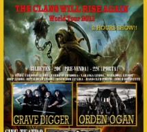 GRAVE DIGGER e ORDAN OGAN em Abril com data única