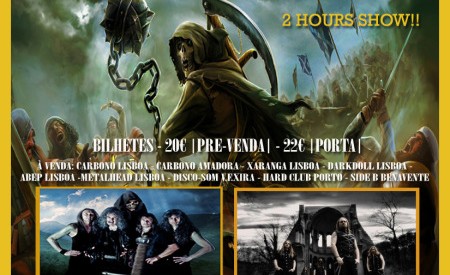 GRAVE DIGGER e ORDAN OGAN em Abril com data única GRAVE DIGGER e ORDAN OGAN em Abril com data única