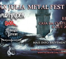 PAX JULIA METAL FEST 2012 a 6 de Outubro em Beja