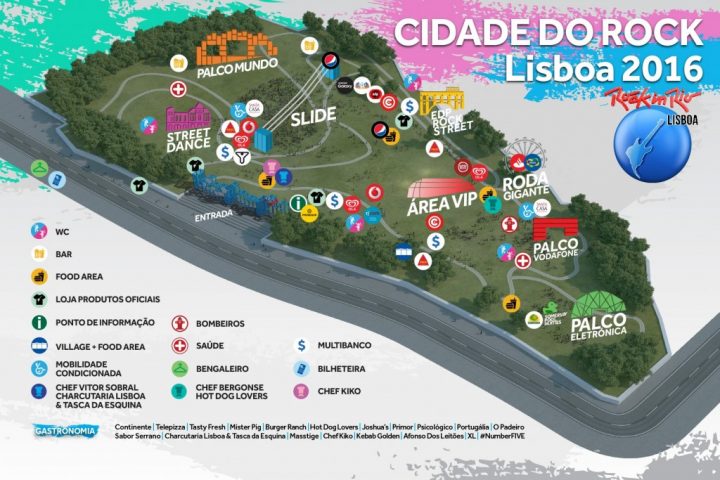Mapa Rock In Rio